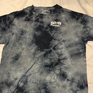 PacSun Tie-Dye Short Sleeve Tee - Black and Gray
